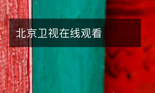 北京衛(wèi)視在線(xiàn)觀看