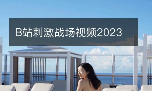 B站刺激戰(zhàn)場(chǎng)視頻2023